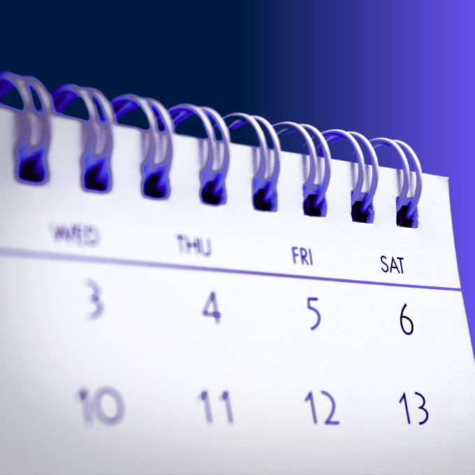 Desktop calendar
