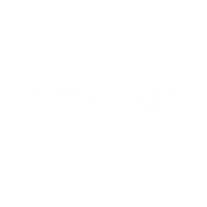 Foresight customer white logo
